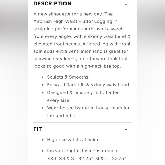 ALO Yoga Airbrush High Waist Flutter Leggings. Chocolate Brown Flare w Split. - Picture 9 of 16